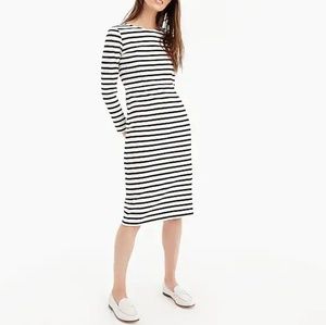 NWOT J. Crew Long Sleeve Striped Dress
